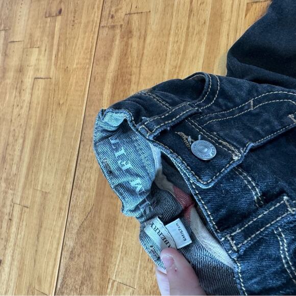 Burberry Kids Dark Wash Slim Fit Jeans Size 6 Months - Picture 4 of 7